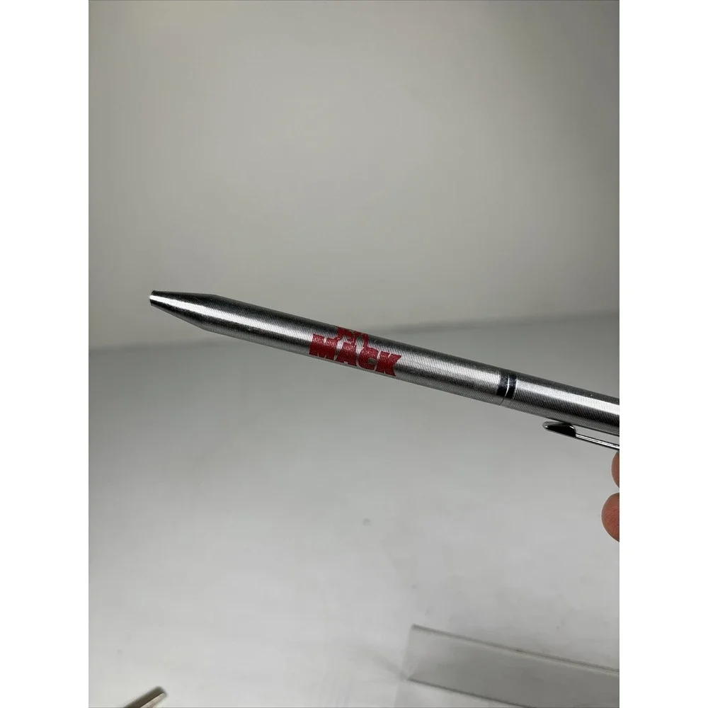 Vintage‎ Mack Truck Pen Chromatic Silver Metallic NEEDS INK
